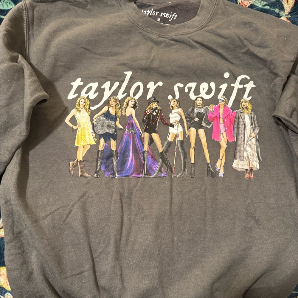 Taylor Swift eras crew neck. Size medium.
